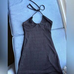 Princess Polly black halter dress